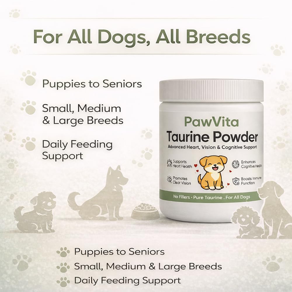 PuppyLabCo Pawvita Taurine powder suitable for all breeds in daily routine