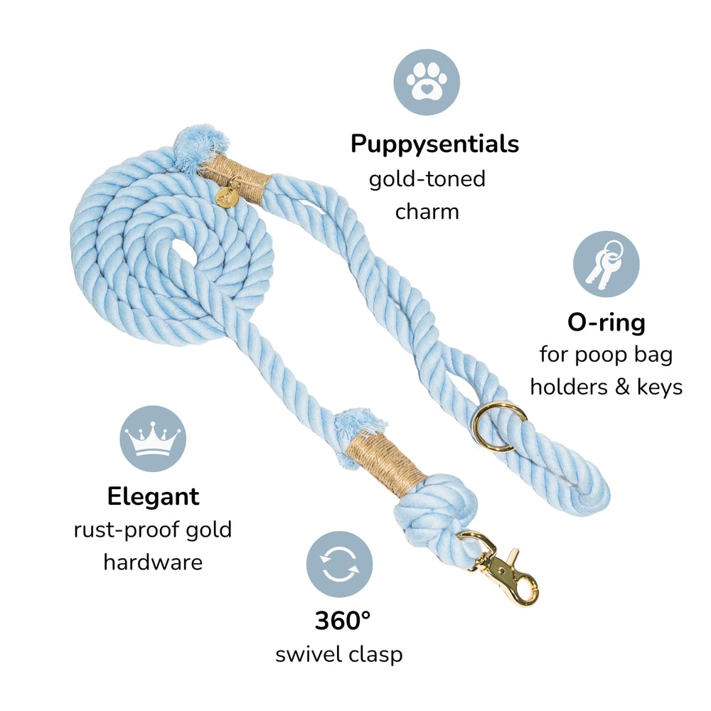 PUPPYSENTIALS storage bag included with leash for tidy storage