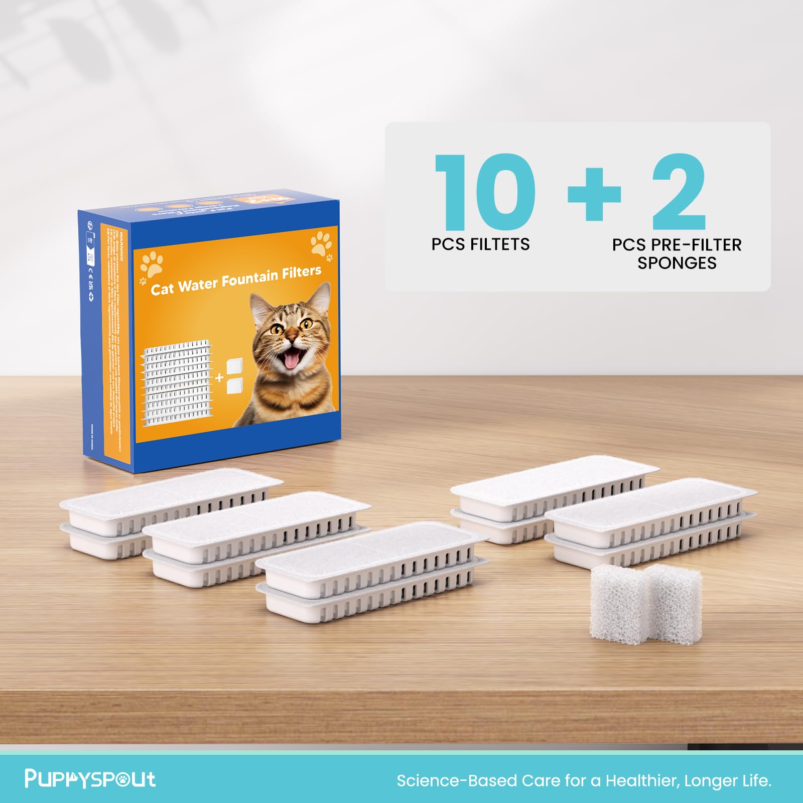PuppySpout leak-proof design keeps spills to a minimum around the fountain