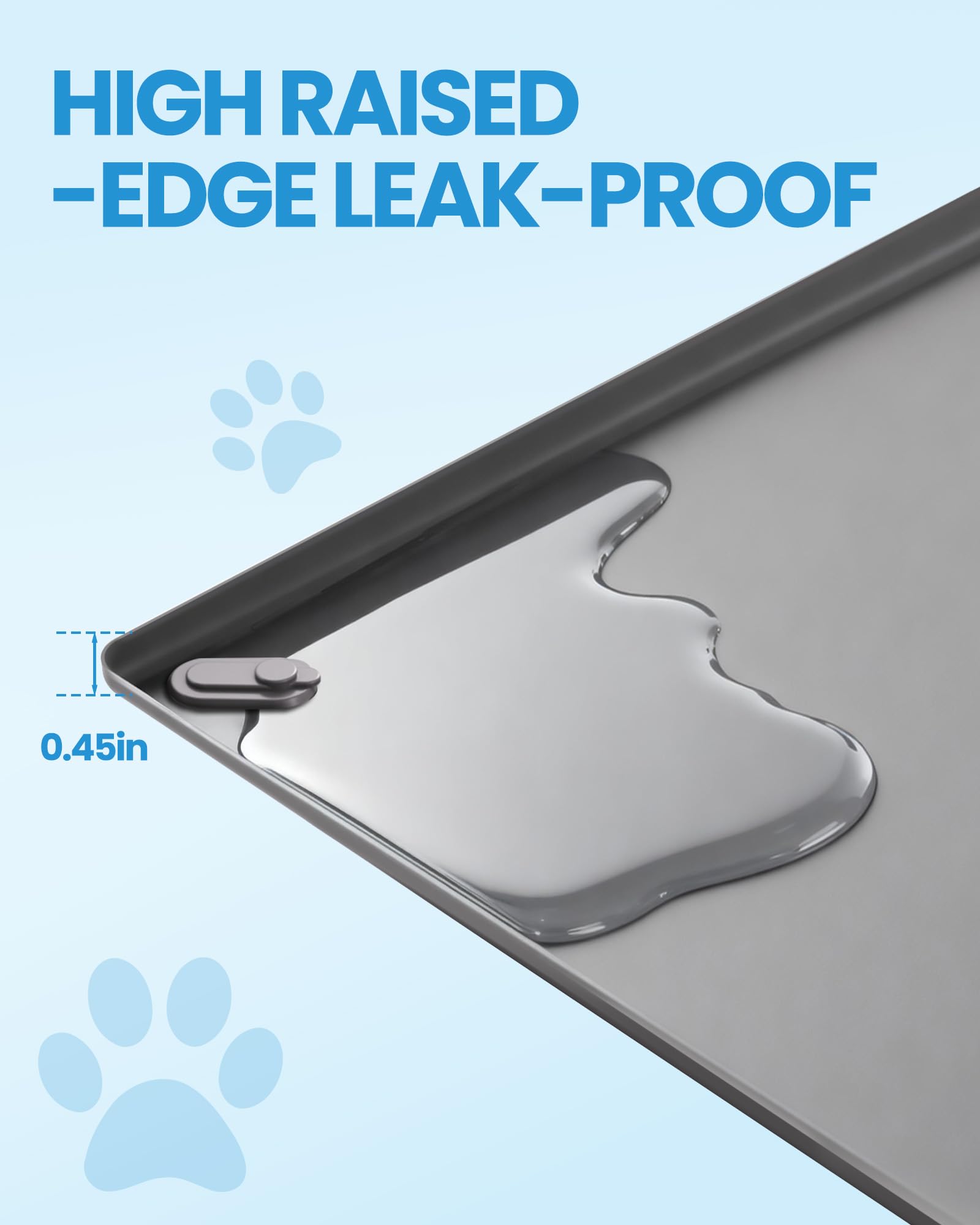 Puppyspout portable roll-up mat for storage or travel