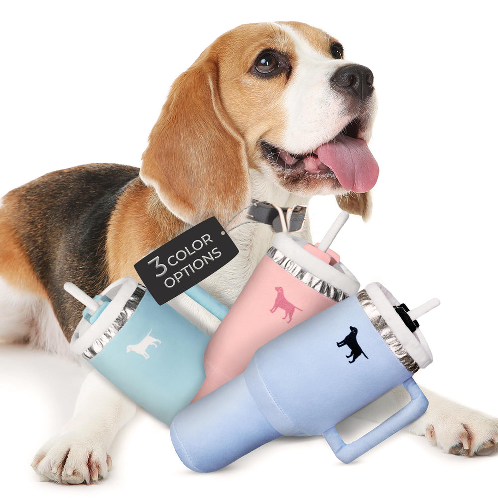 PUPROAR 9.5-inch Pup Cup enhances interactive toy sessions.