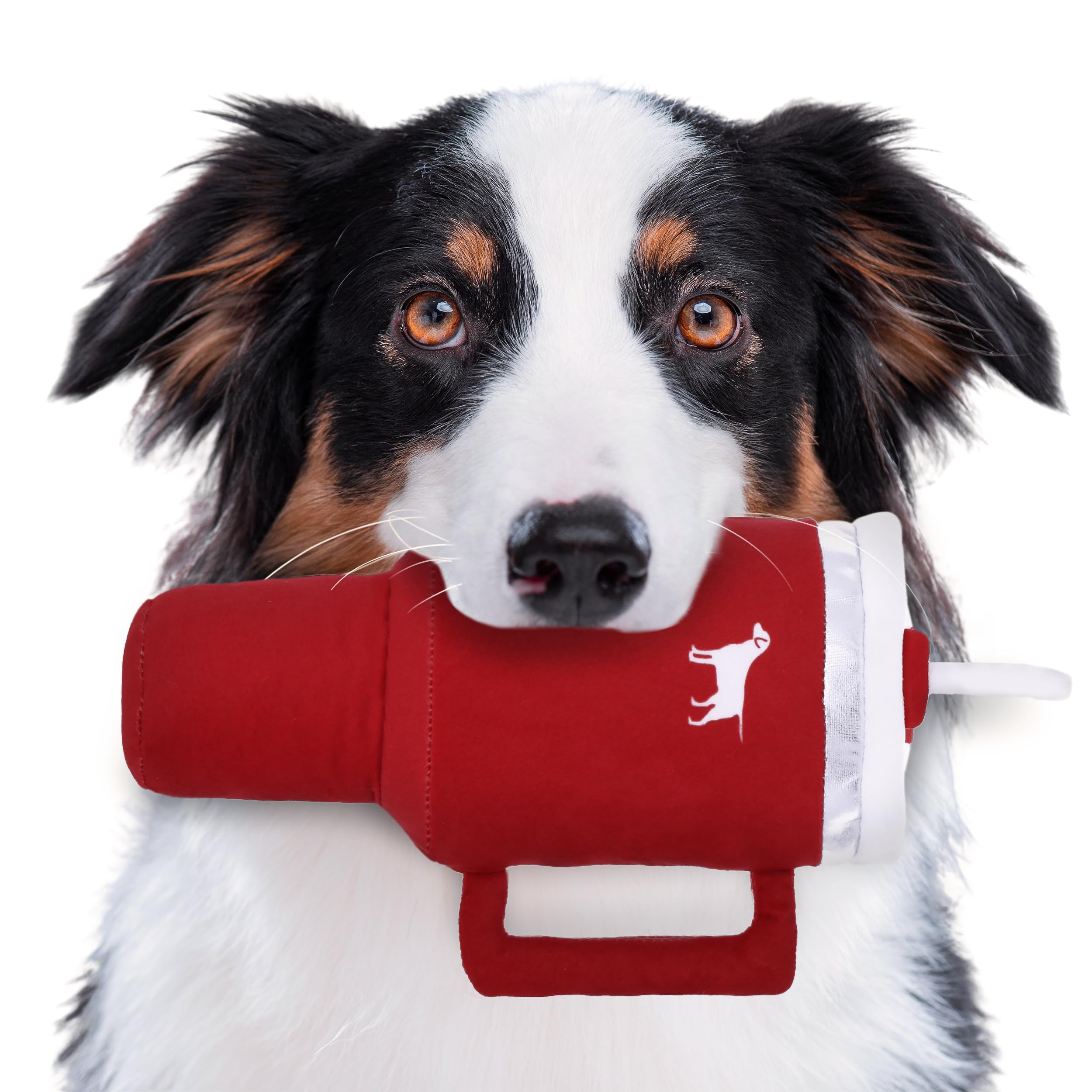 PUPROAR Pup Cup tumbler supports fetch and cuddle sessions with plush texture