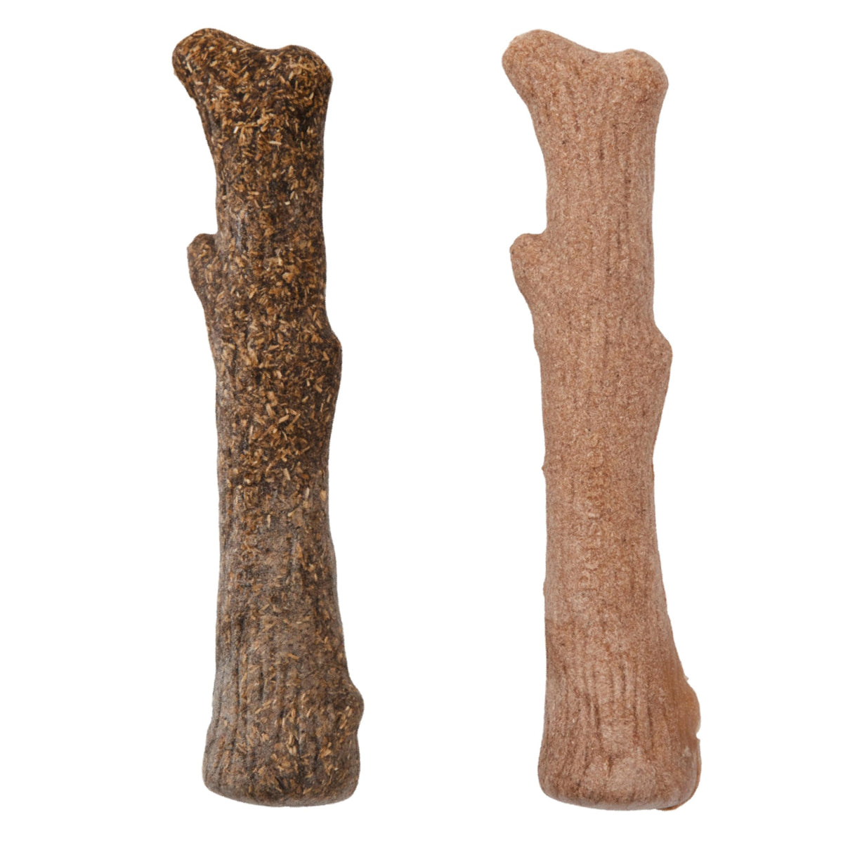 Pupstages Dogwood Calming Dog Chew Toy shows natural wood texture in a 7.5-inch chew.