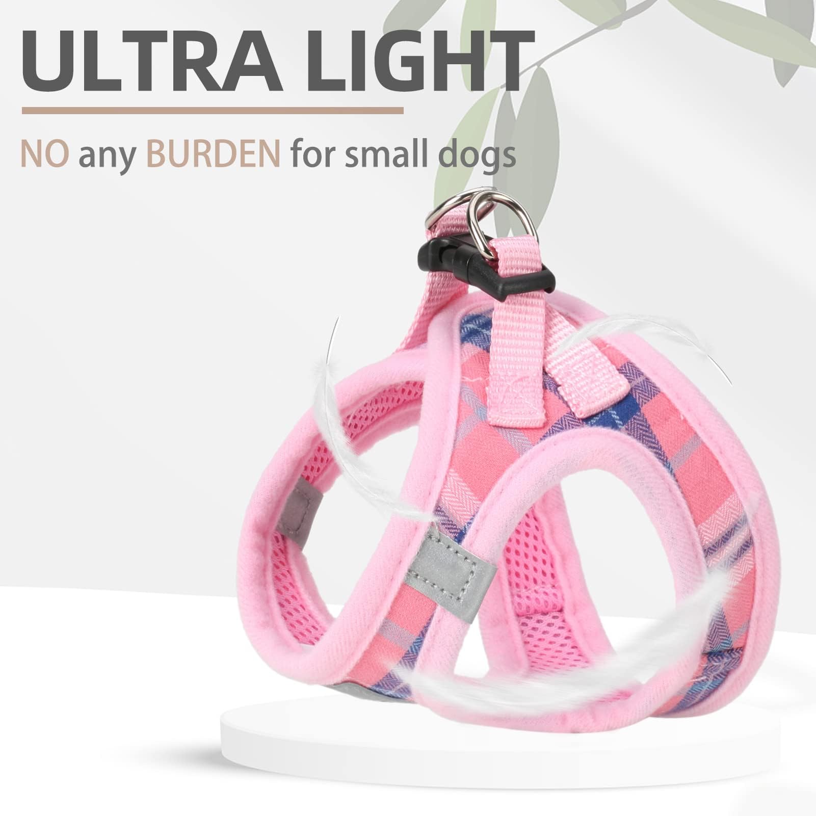PUPTECK breathable air-mesh harness suitable for four seasons