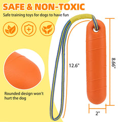 PUPTECK interactive pool toy orange for high visibility during play