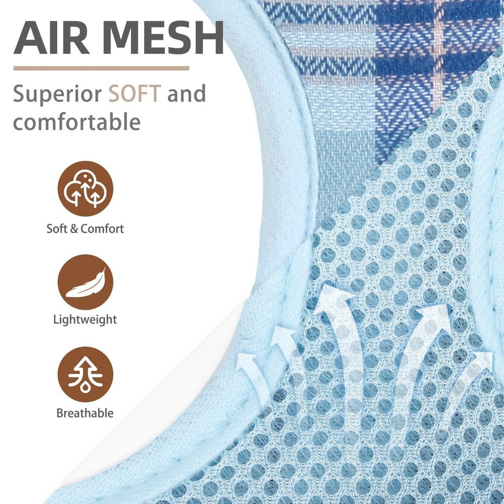 PUPTECK soft air mesh padding ensures comfortable all-day wear.