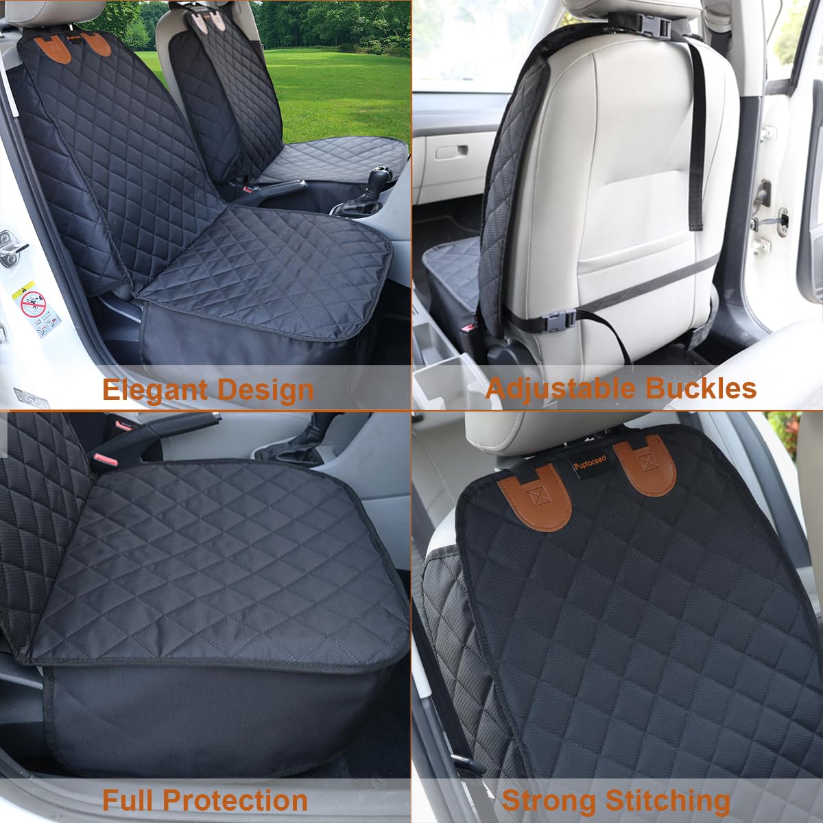 Large 19x43 inch size fits most cars and SUVs