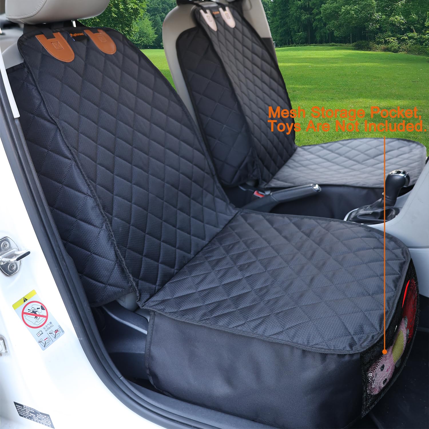 Puptoceed seat cover features non-slip design to stay in place