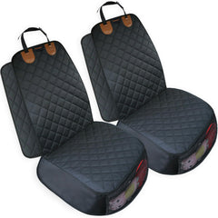 Puptoceed front seat cover for dogs with waterproof, tear-resistant fabric protecting seats