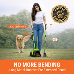 Pupzle swivel-bin lid seals odors for a fresher yard after walks
