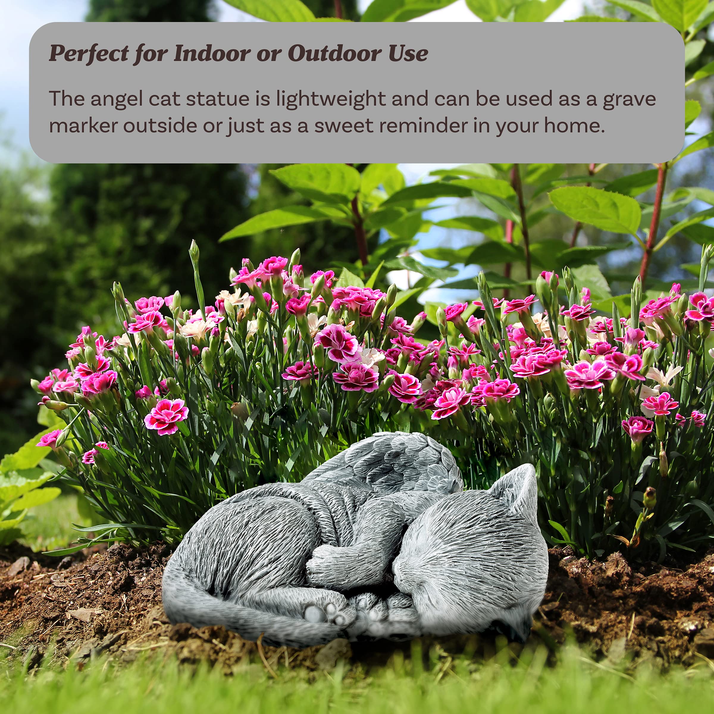 Pure Garden pet sympathy gift figurine for thoughtful remembrance.