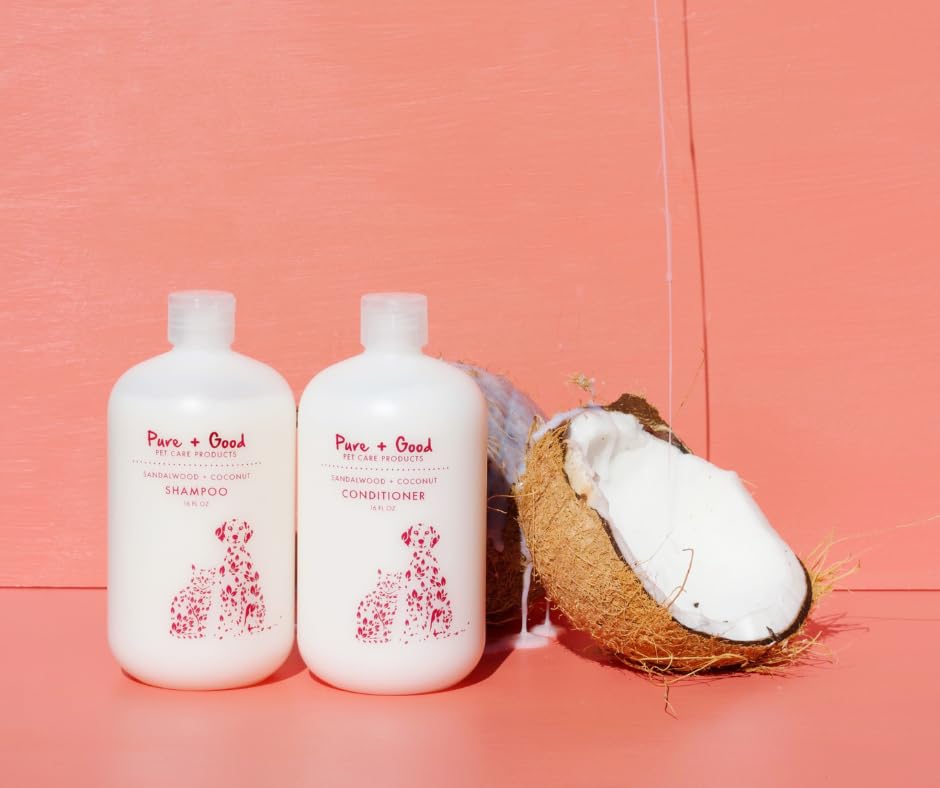 Pure + Good pet coat after use showing shine and softness.