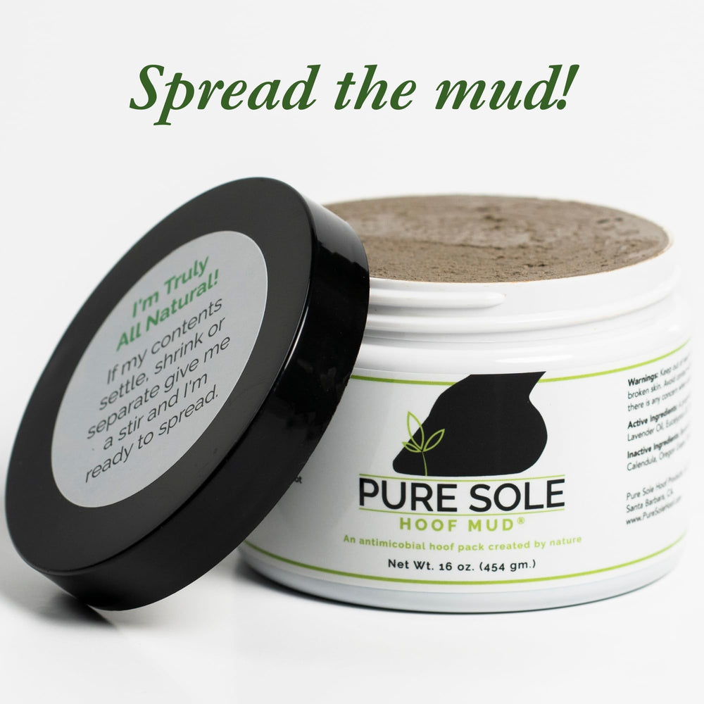Pure Sole USA-made hoof mud emphasizes local craftsmanship and quality.