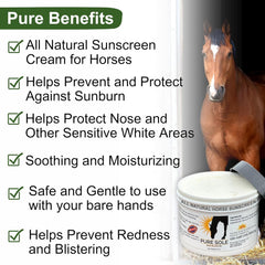 Pure Sole Sun Block Cream around eyes demonstrates protection for delicate skin.