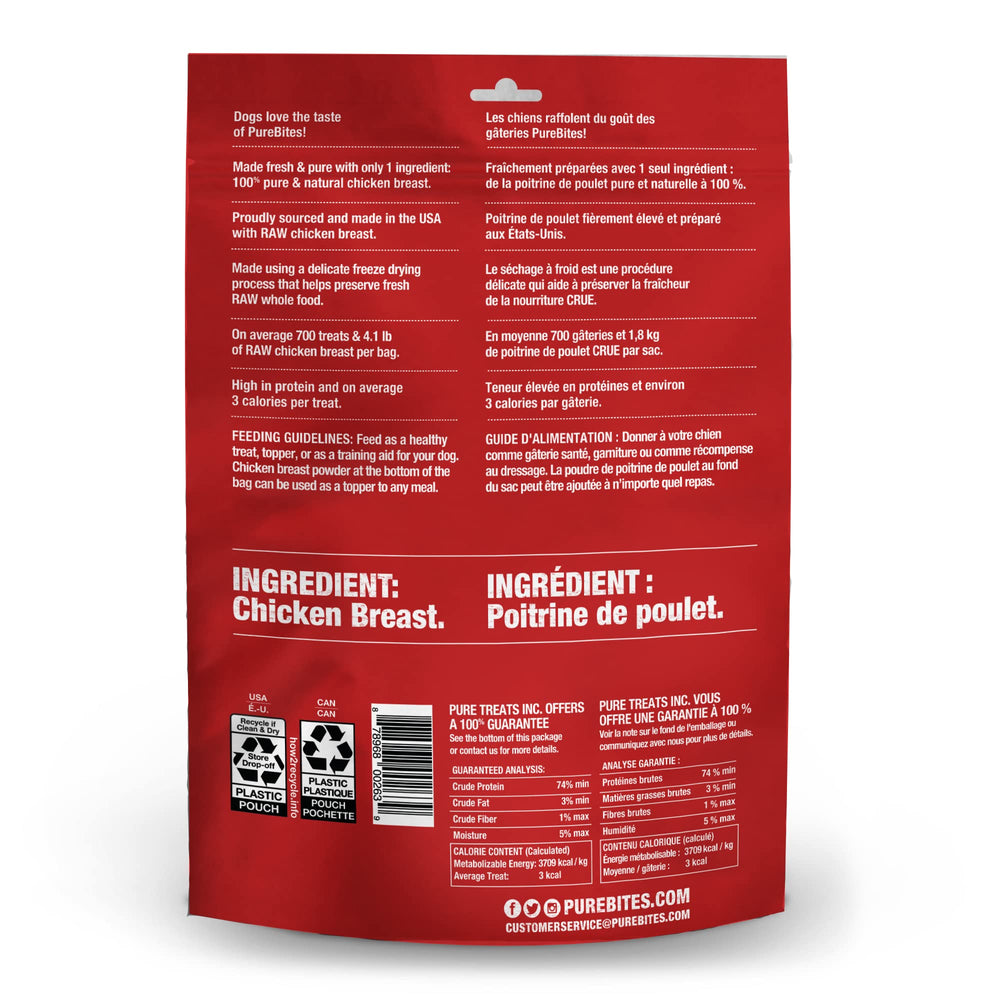 PureBites RAW freeze-dried process preserves natural protein and aroma