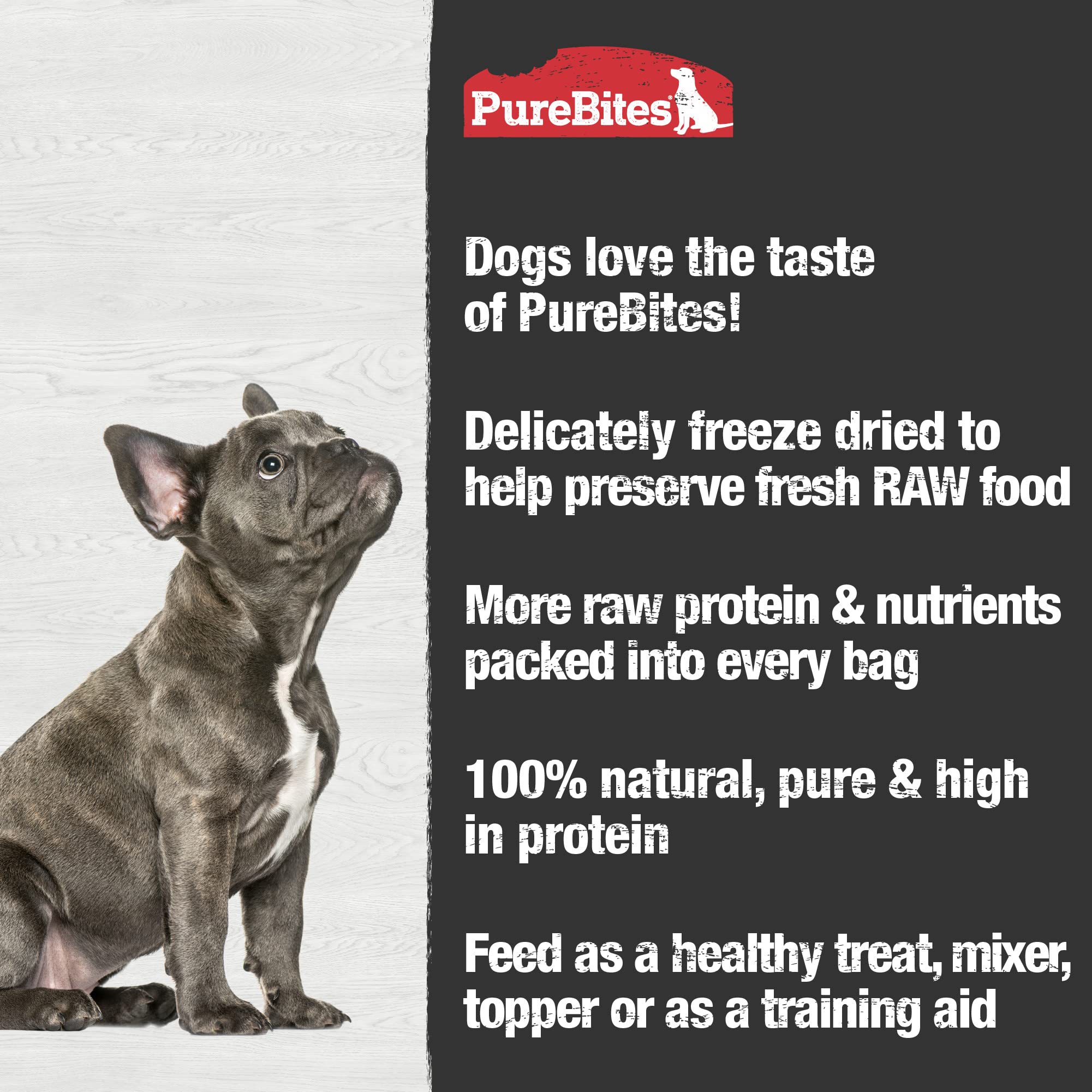 Training reward during walks using PureBites chicken treat