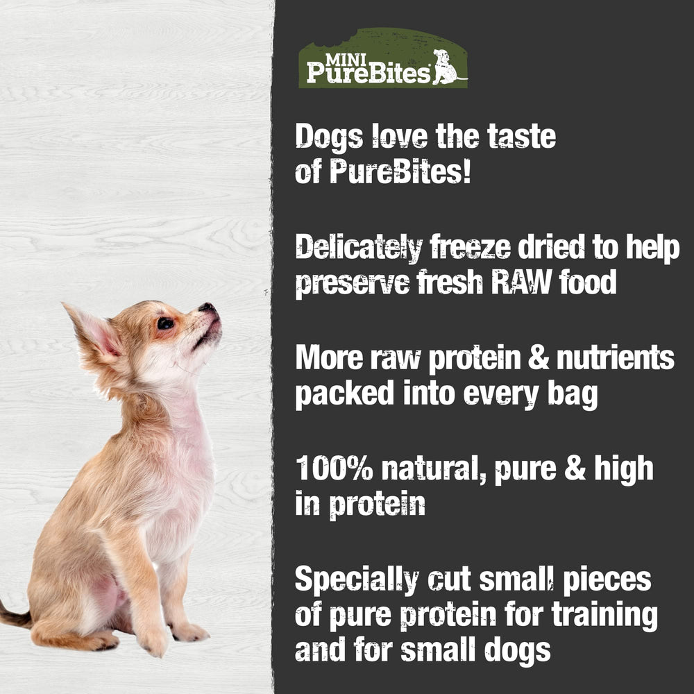 Eco friendly recyclable bag for PureBites Mini Beef Liver treats