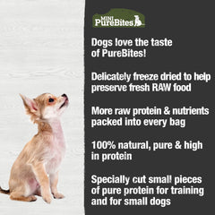 Eco friendly recyclable bag for PureBites Mini Beef Liver treats