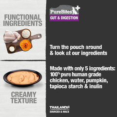 PureBites Plus Squeezables 71g texture close-up for tasty meal enhancement
