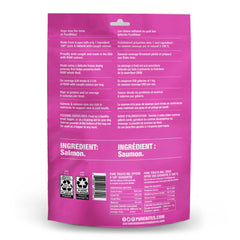 PureBites ingredients panel shows 1-ingredient, salmon-only nutrition