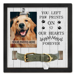 PUREFLY pet memorial frame front view preserves a cherished photo