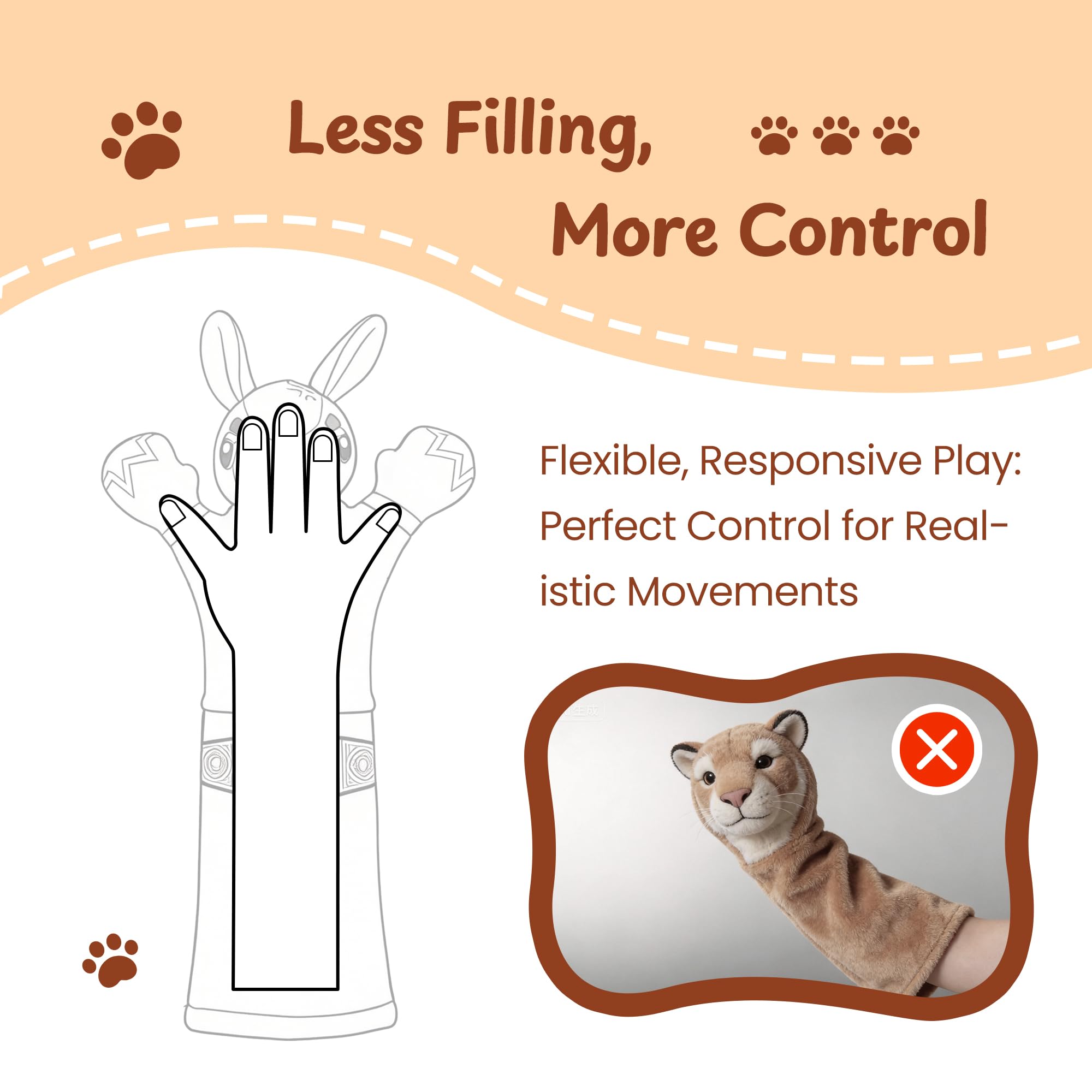 PURETOY Cat Wrestling Glove in action highlighting 3-layer protection and reinforced zones.