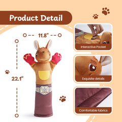 PURETOY Cat Wrestling Glove featuring flexible puppet motion for lifelike play.