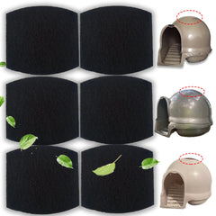 PurifyLogix carbon filter for Petmate Booda compatible, reduces litter box odors.