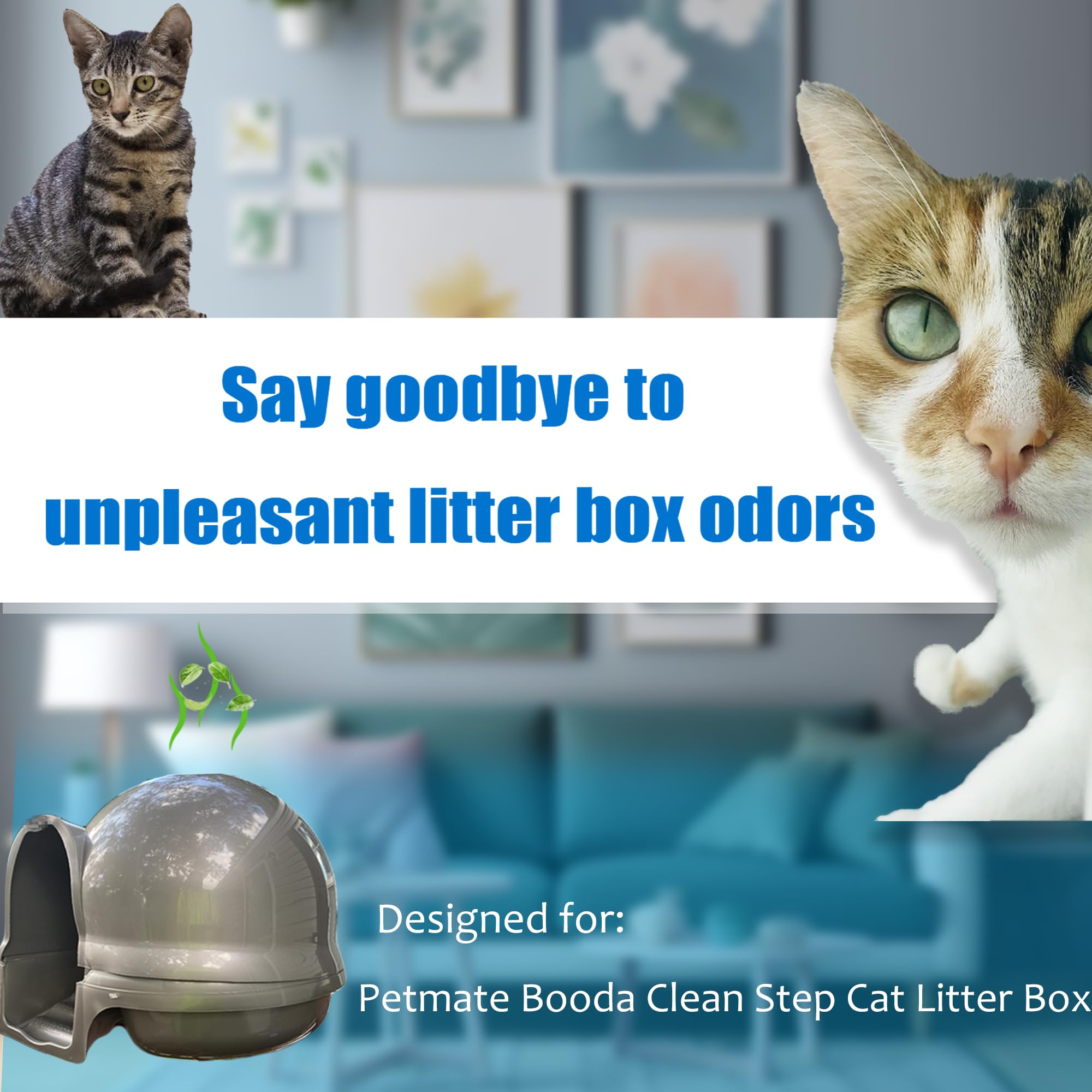 PurifyLogix six-pack packaging emphasizes long-lasting odor control.