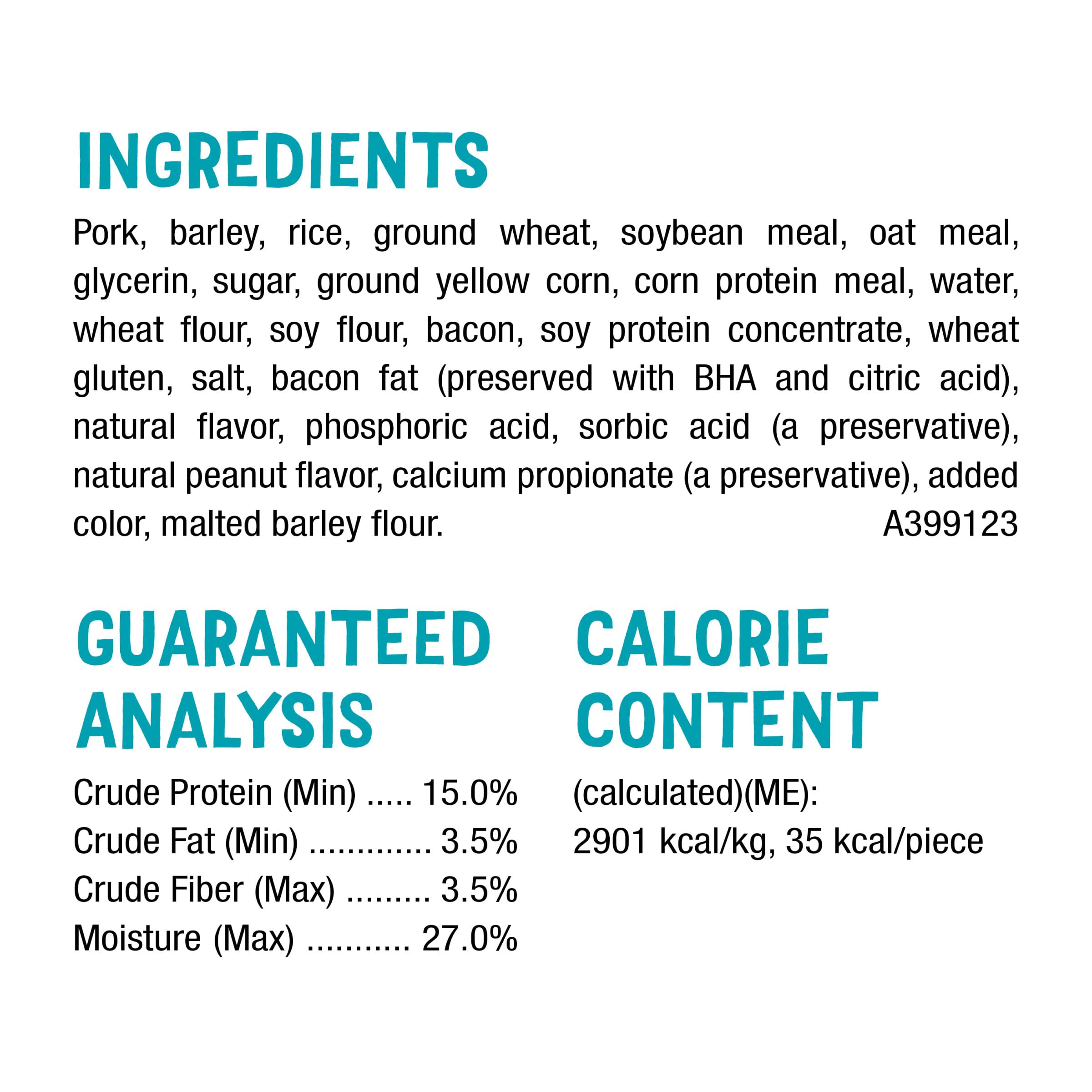 Purina Beggin’ ingredients highlight no artificial colors or flavors