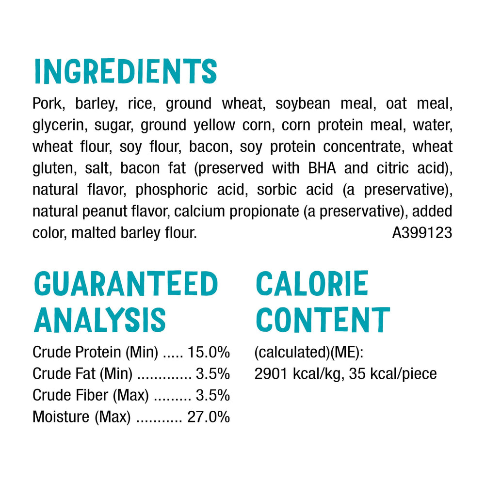 Purina Beggin’ ingredients highlight no artificial colors or flavors