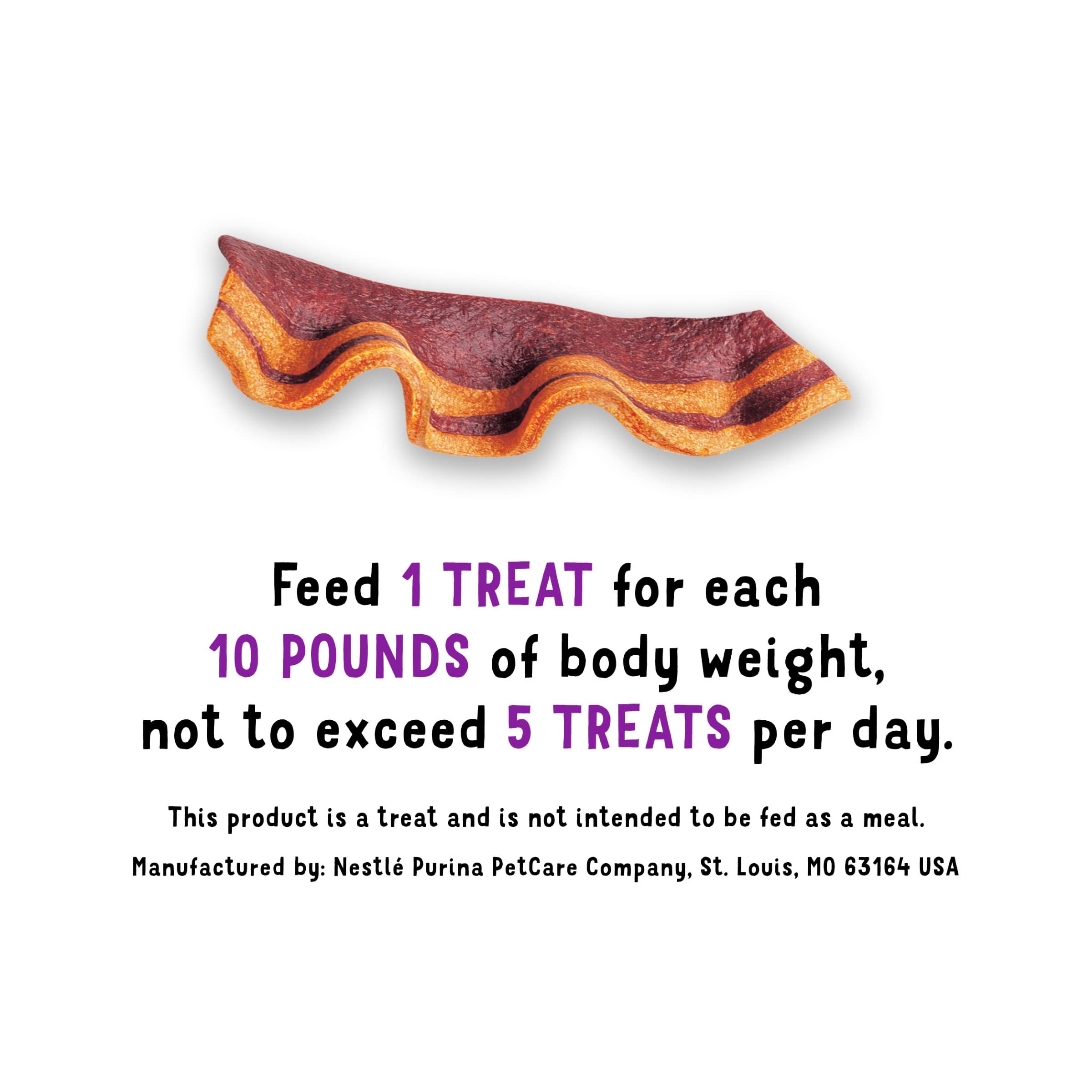 Purina Beggin' Strips feature real meat as the first ingredient.