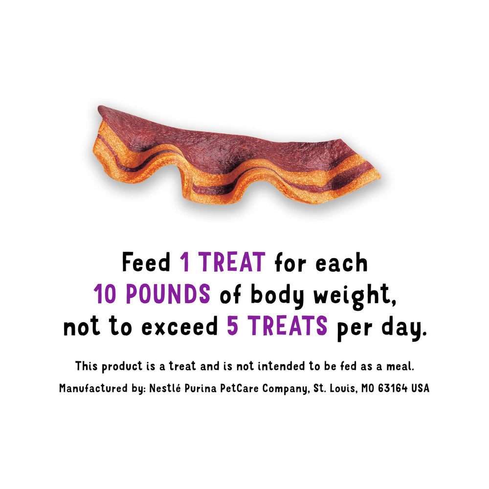 Purina Beggin' Strips feature real meat as the first ingredient.