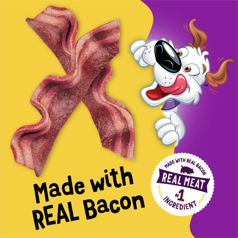 Purina Beggin' Strips tearable pieces for sharing.