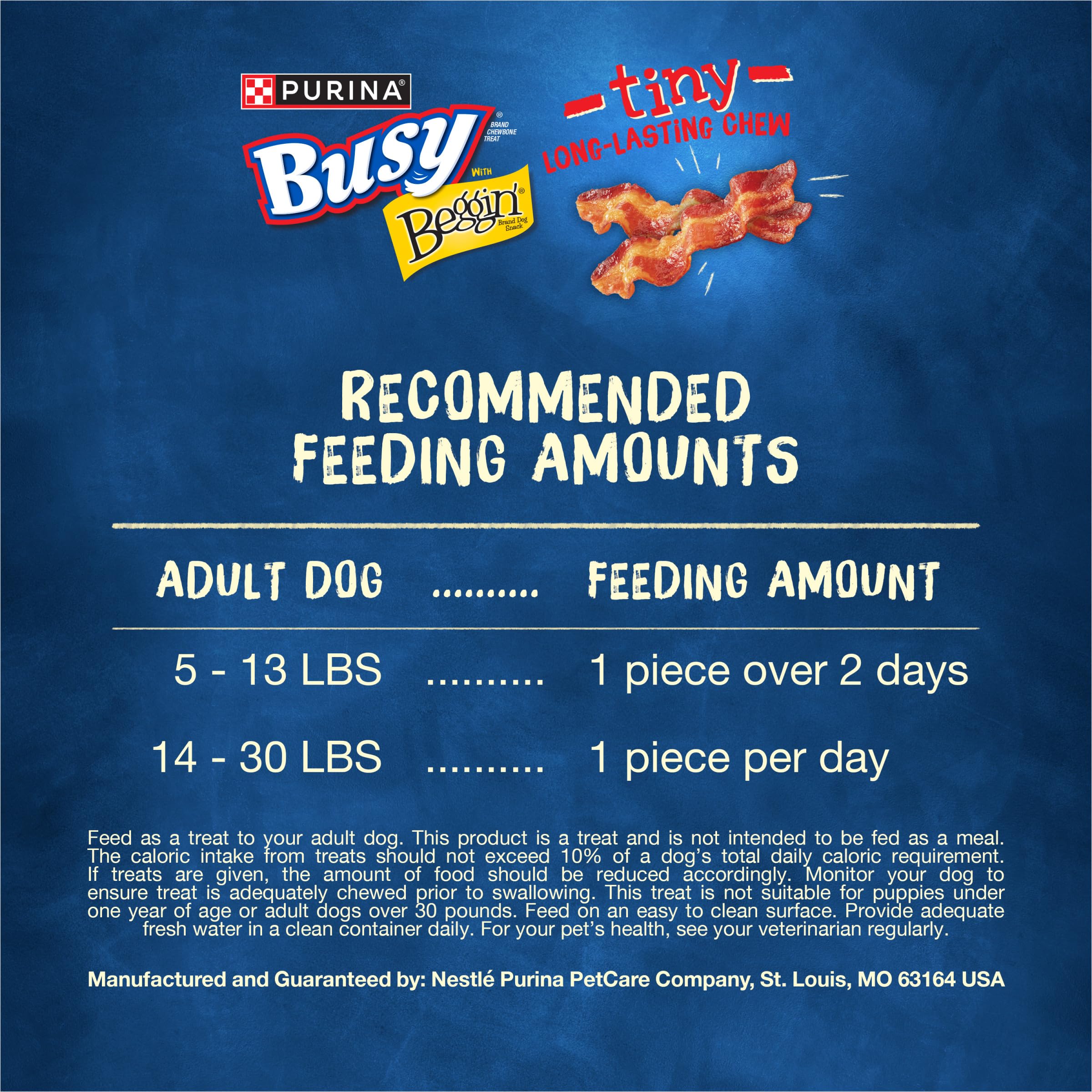 Purina Busy Beggin’ Twist’d six-pack packaging highlights convenient sharing option.