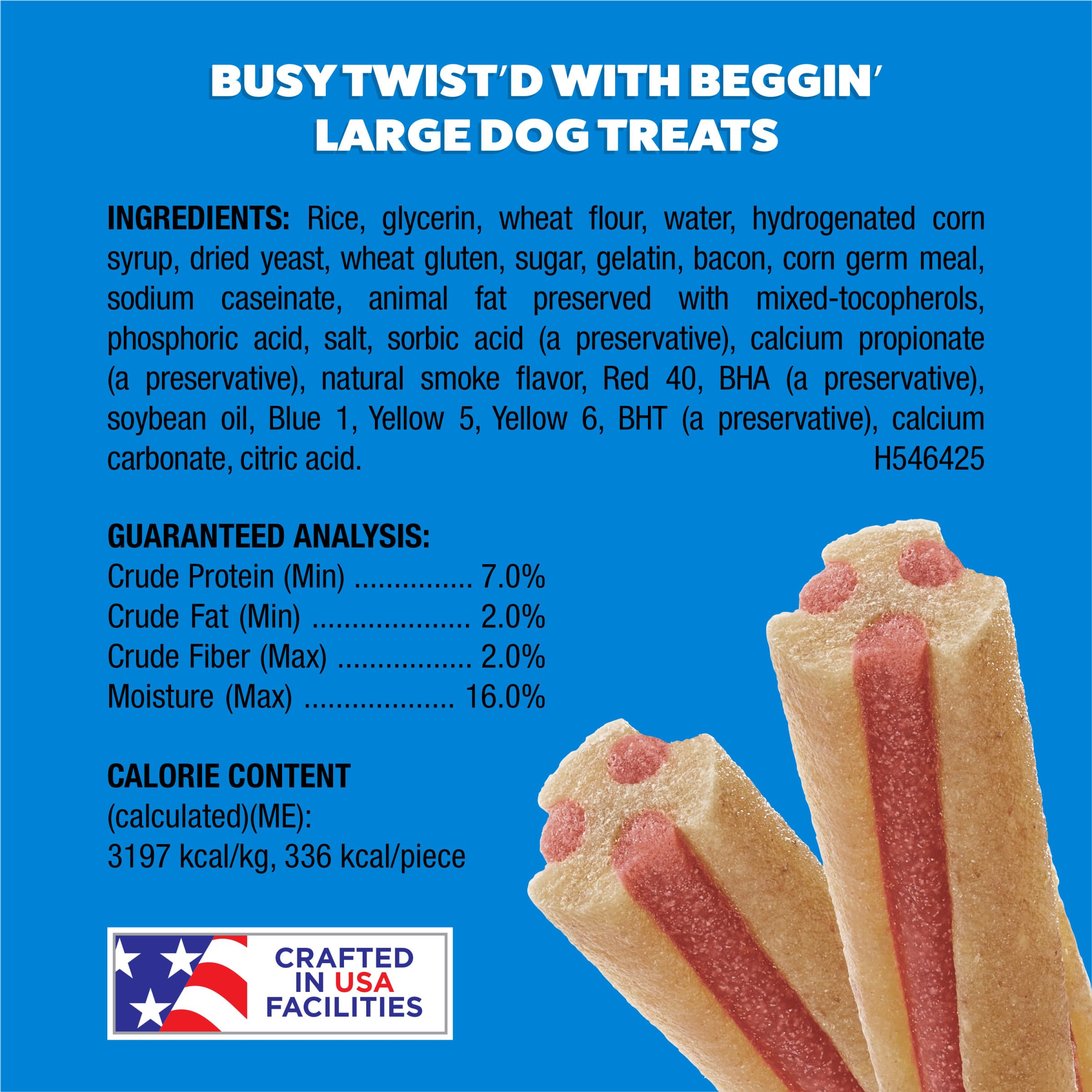 Purina Busy Beggin' Twist'd teeth-cleaning chew supports engaging chewing sessions