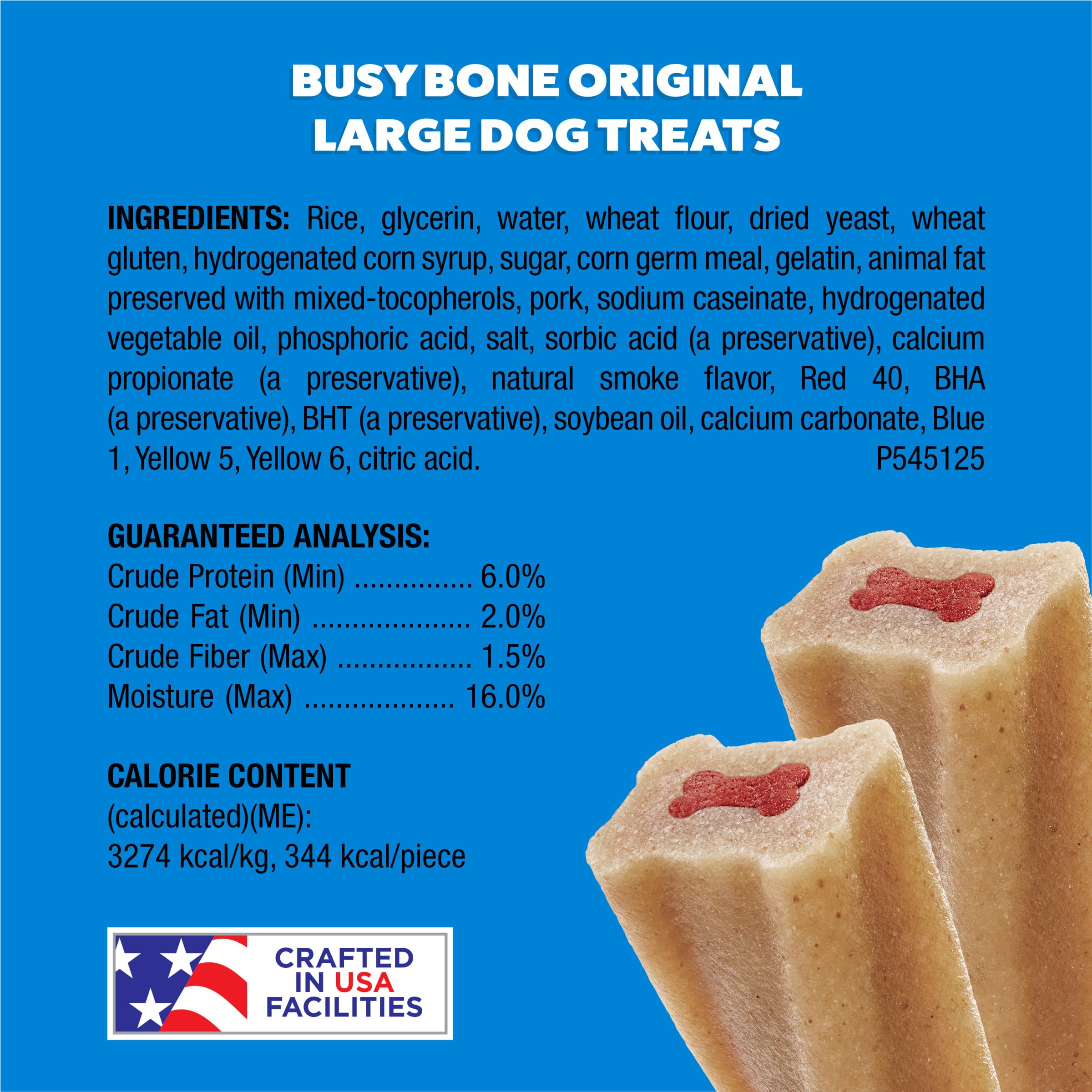 Purina Busy Bone ideal for small to medium dogs over 13 pounds