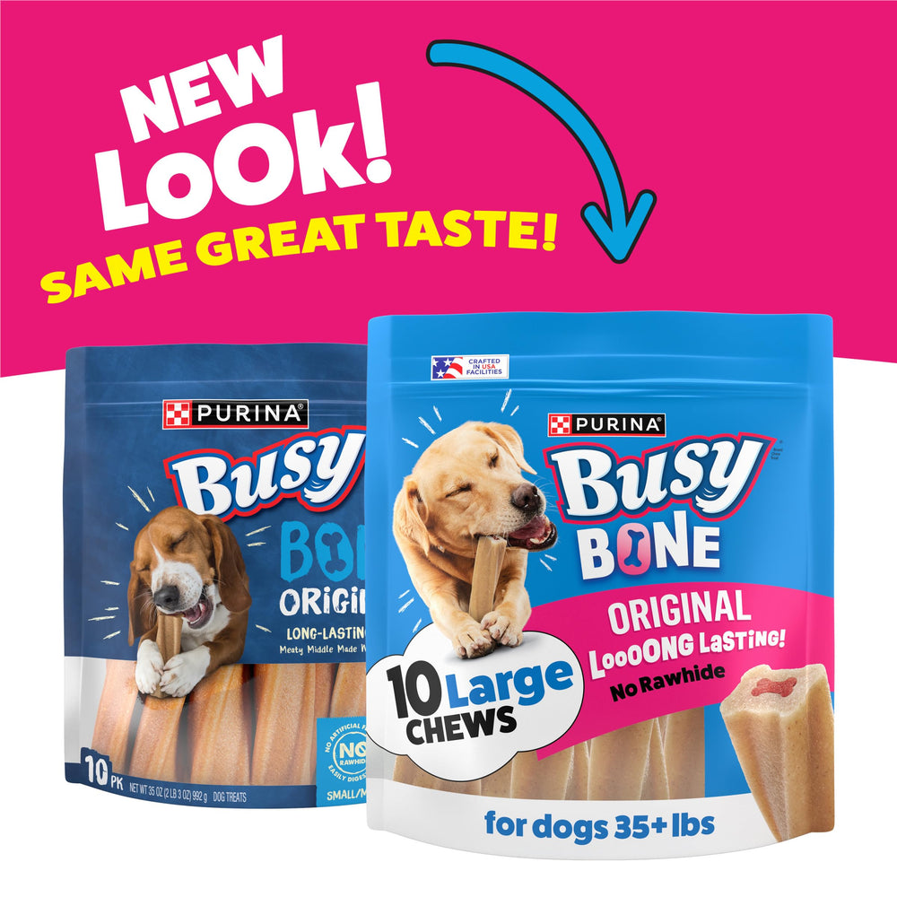 Purina Busy Bone Original dual-layer exterior and interior for engagement