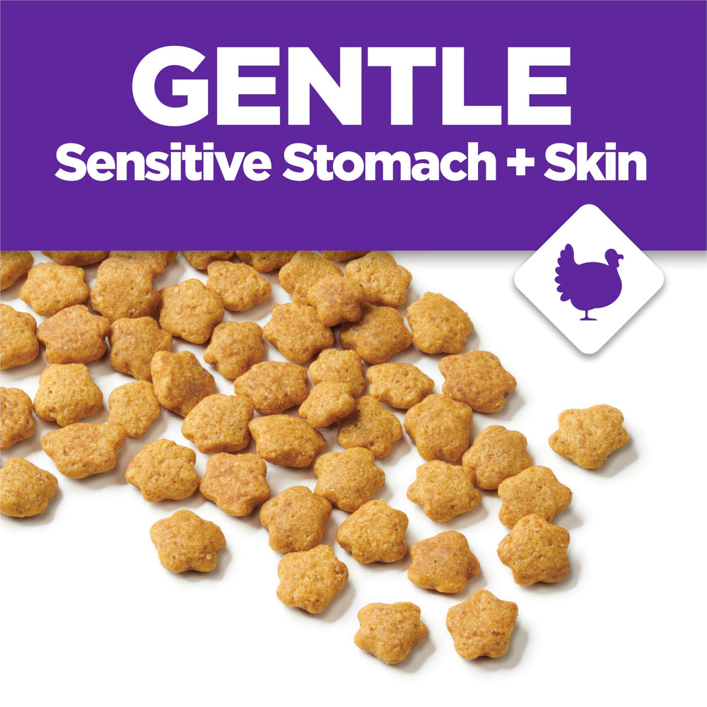 Purina Cat Chow Gentle skin-coat focus; omega-6 for healthy shine.