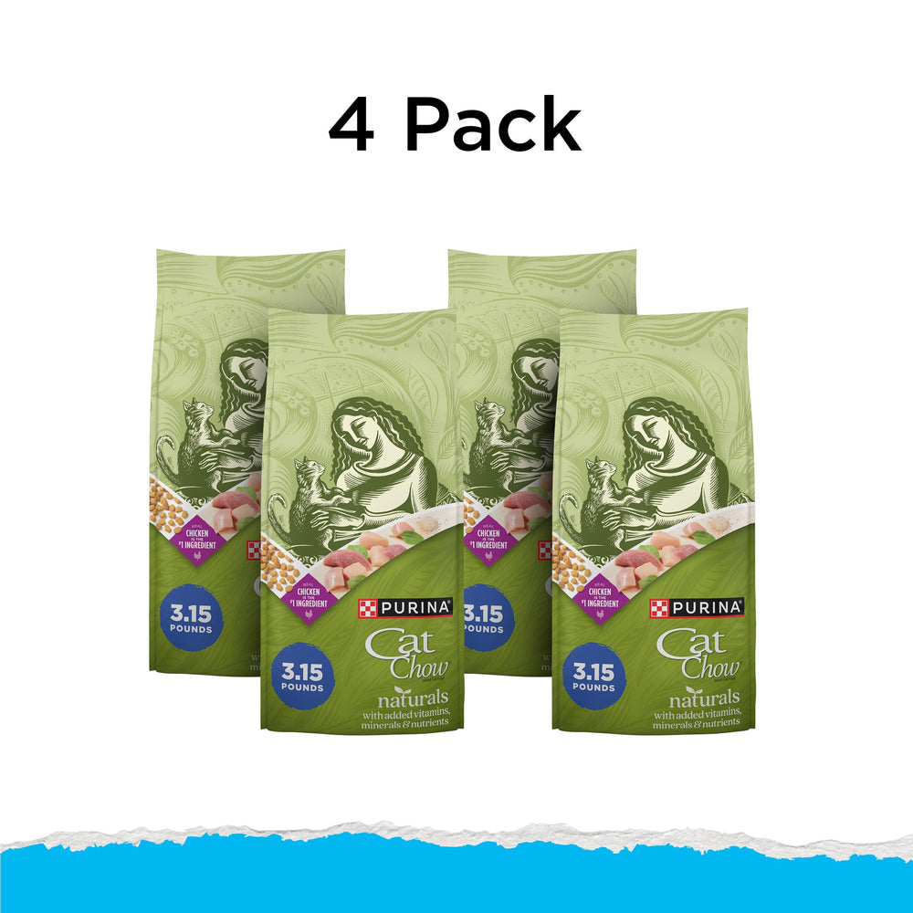 Purina Cat Chow Naturals Indoor hairball control natural fiber close-up