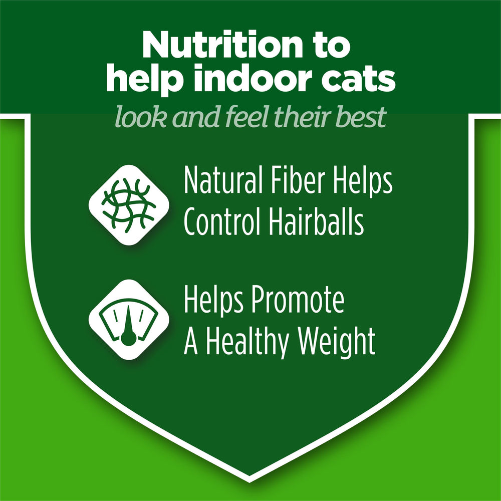 Purina Cat Chow omega-6 formula suggests coat and skin health support