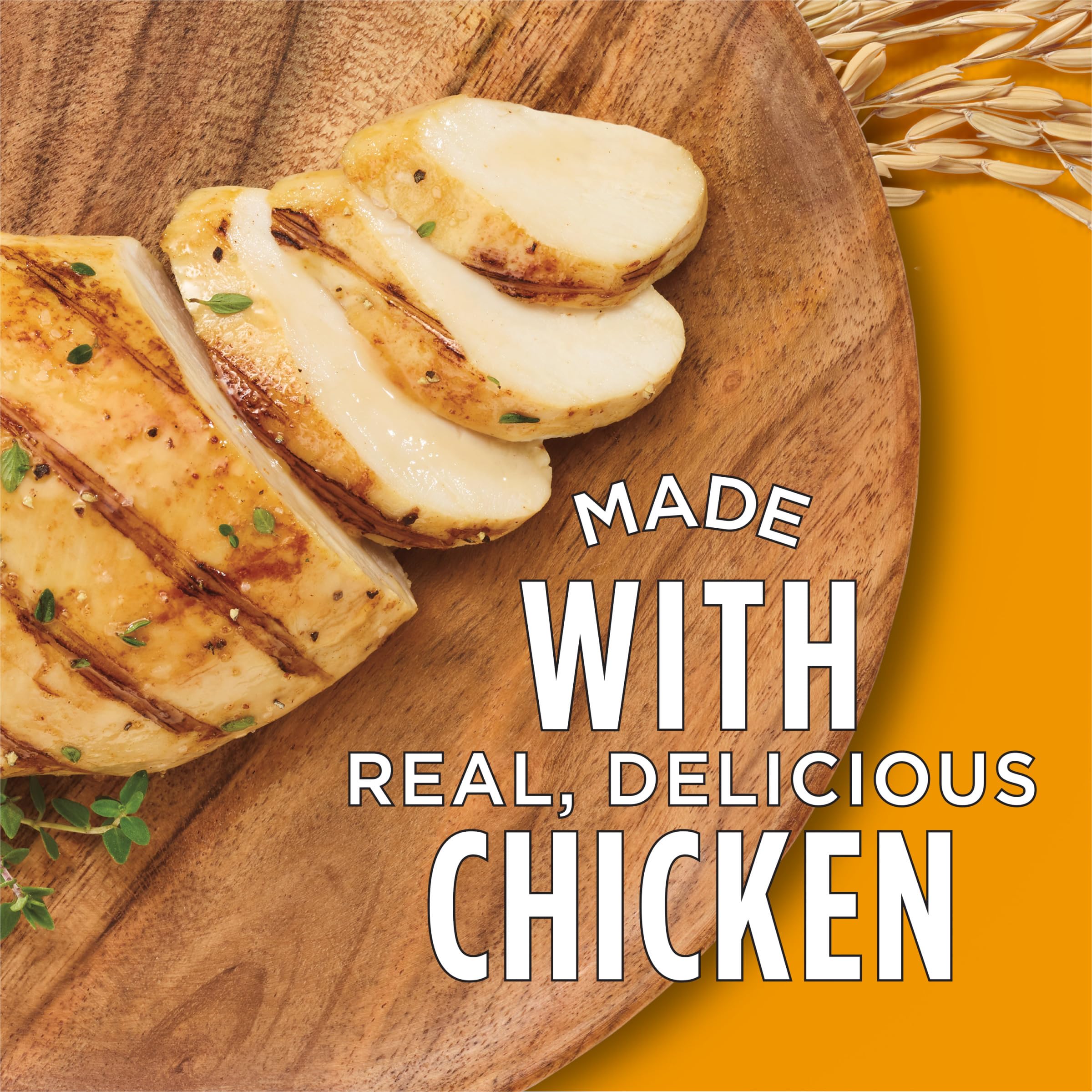 Purina Cat Chow real chicken ingredients emphasize quality protein and flavor.