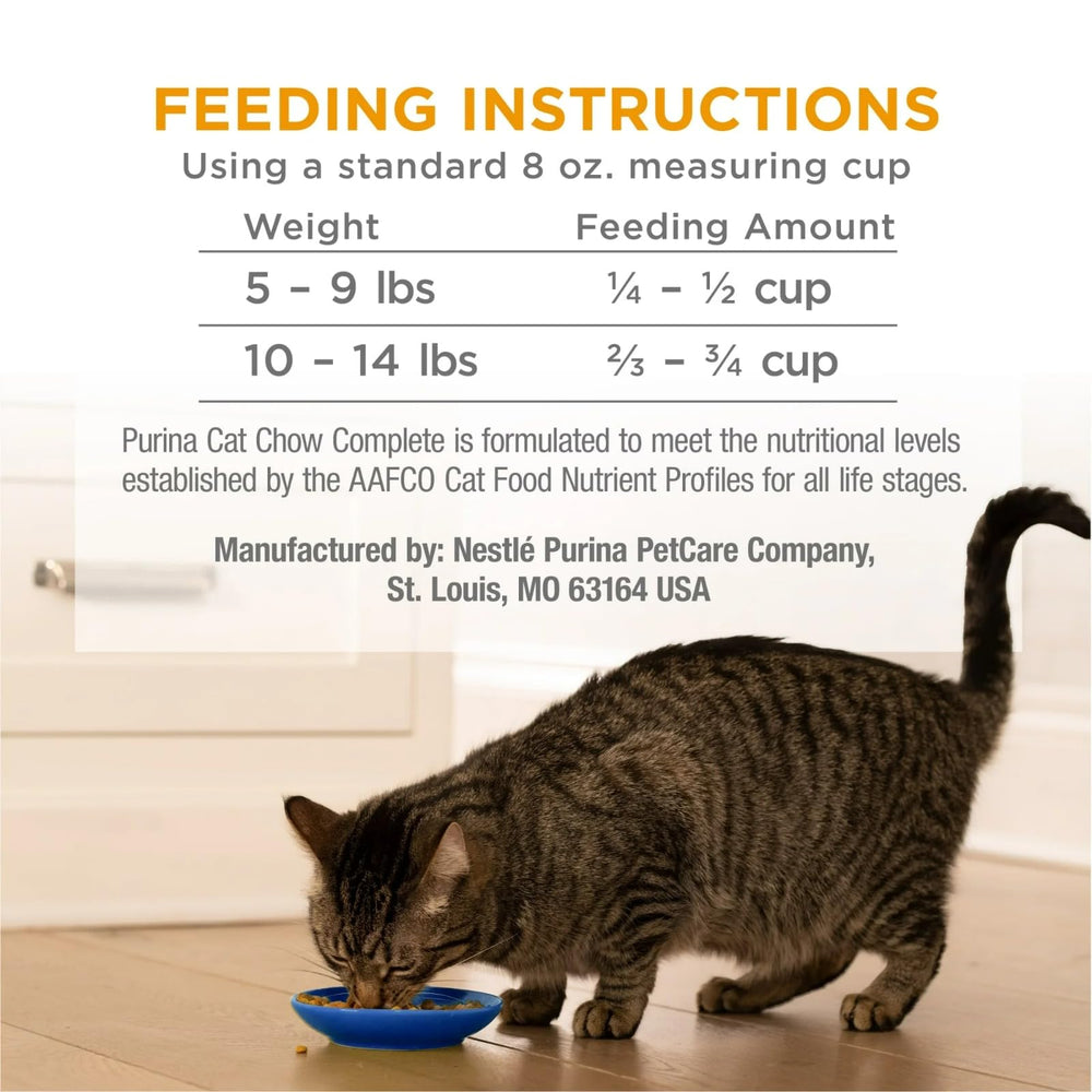 Purina Cat Chow on store display shelf easy to find