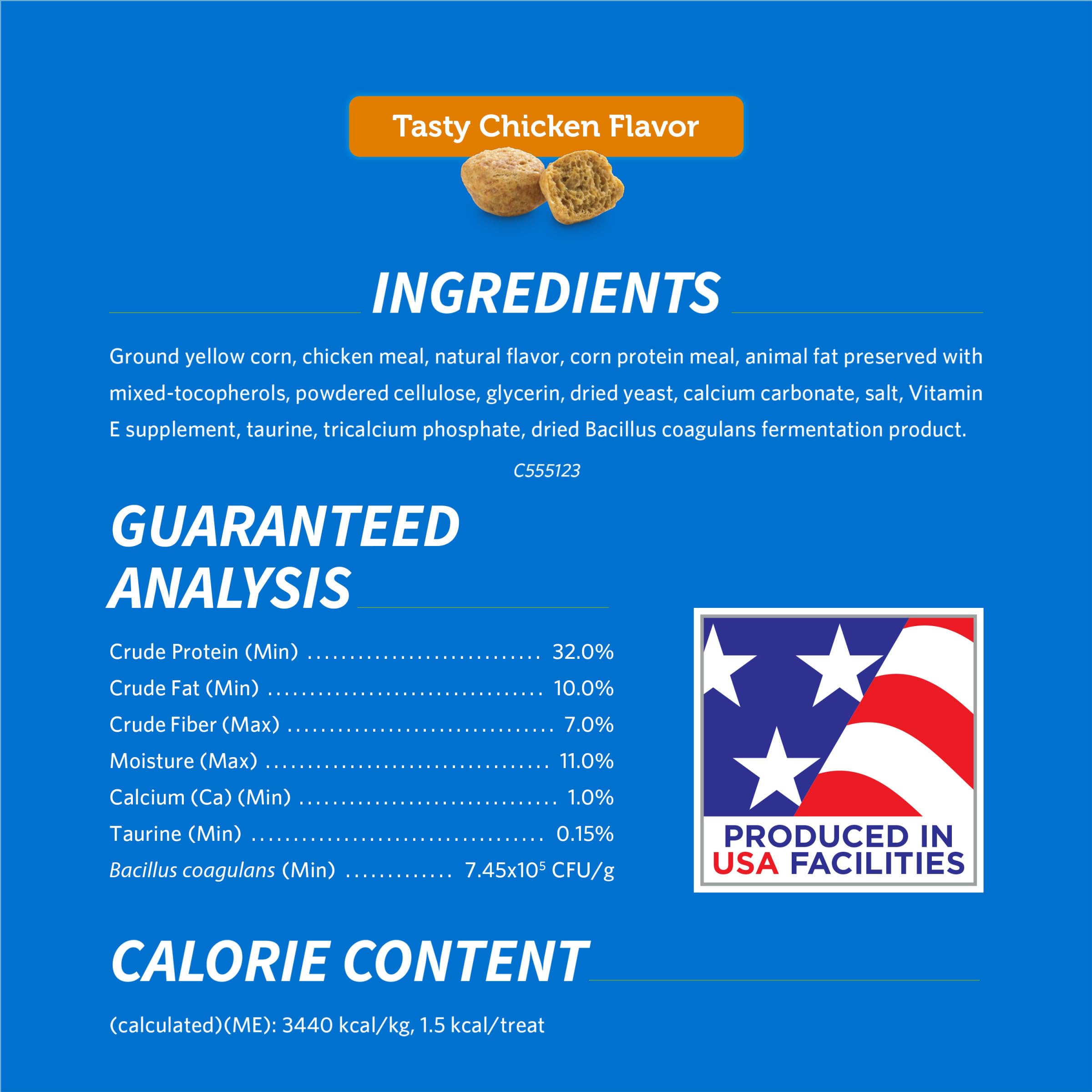 Dentalife resealable pouch preserves freshness between feedings.