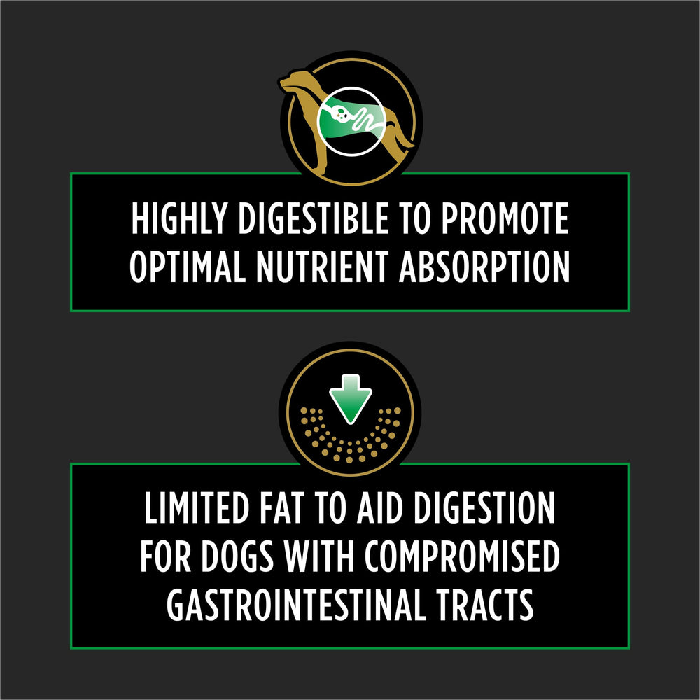 Purina EL Elemental packaging shows low-allergen carbs to help reduce reaction risk.