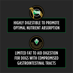 Purina EL Elemental packaging shows low-allergen carbs to help reduce reaction risk.