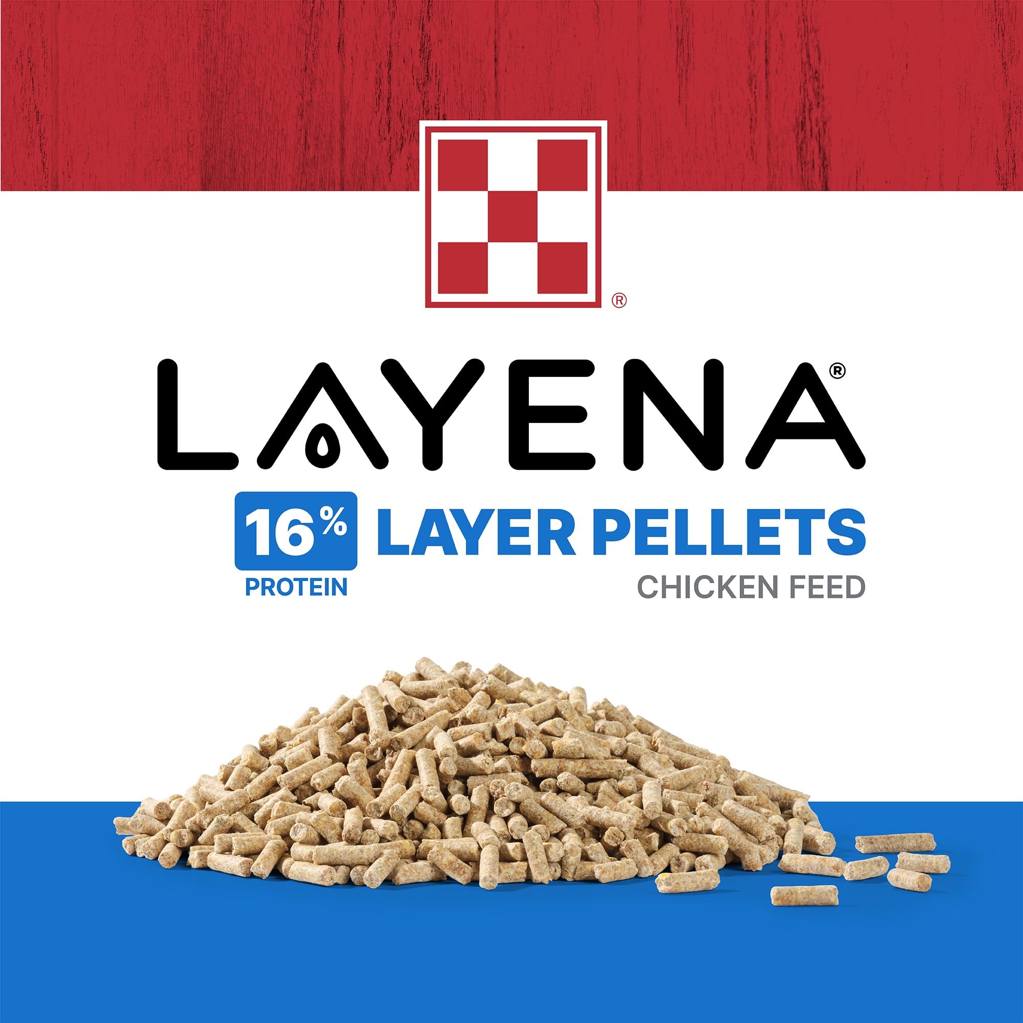 Purina Layena Pellets reduce waste in feeder