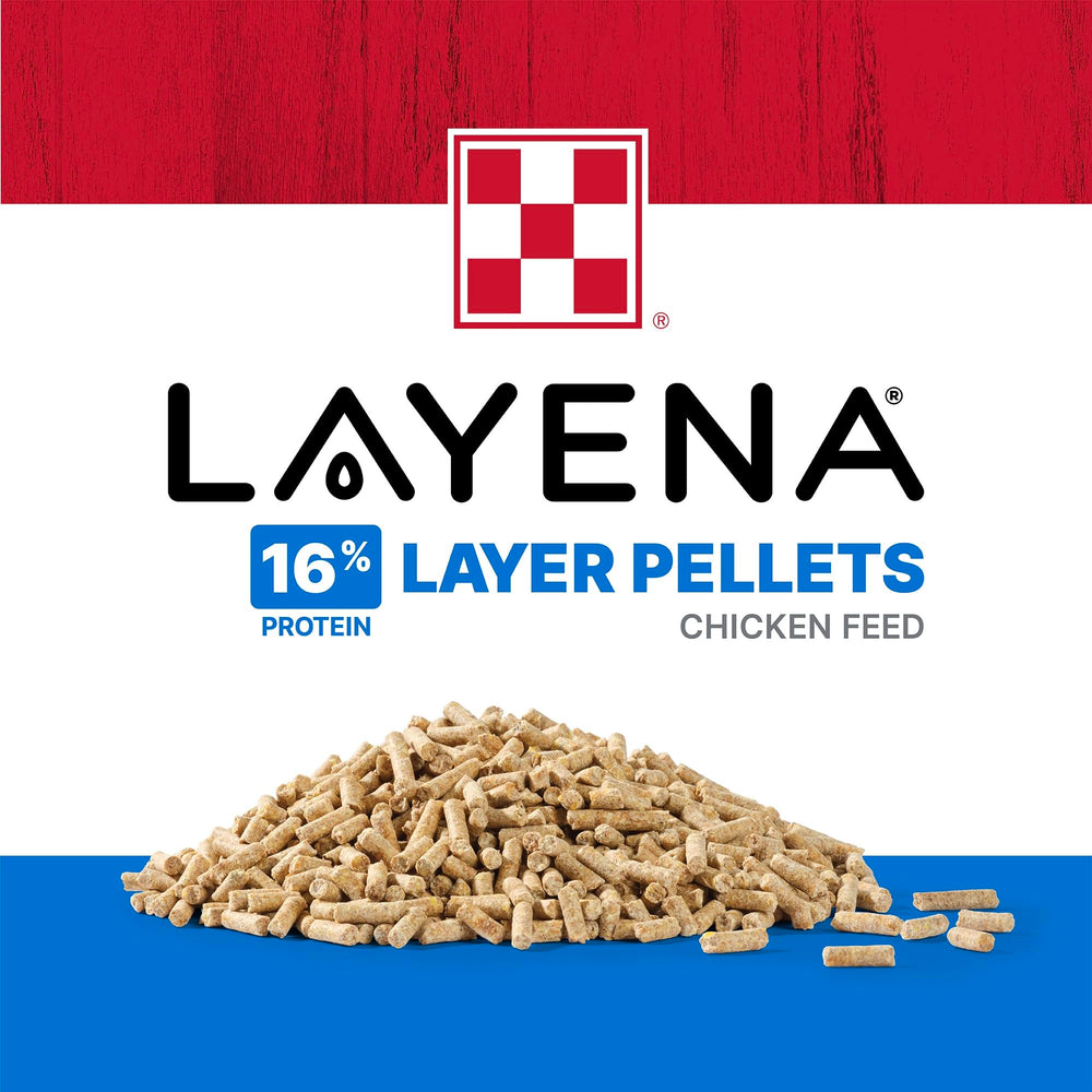 Purina Layena Pellets reduce waste in feeder