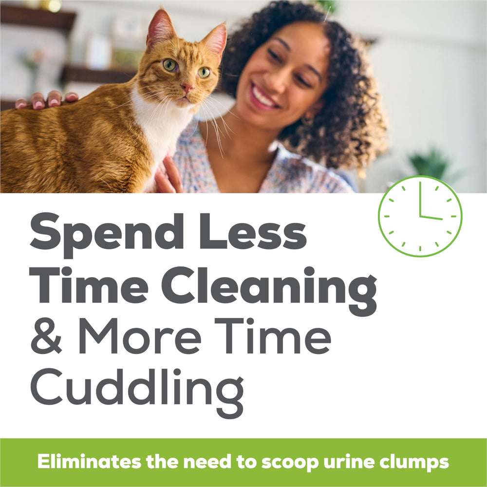 Purina Litter Breeze Pellets are dust-free for neat floors and paws.