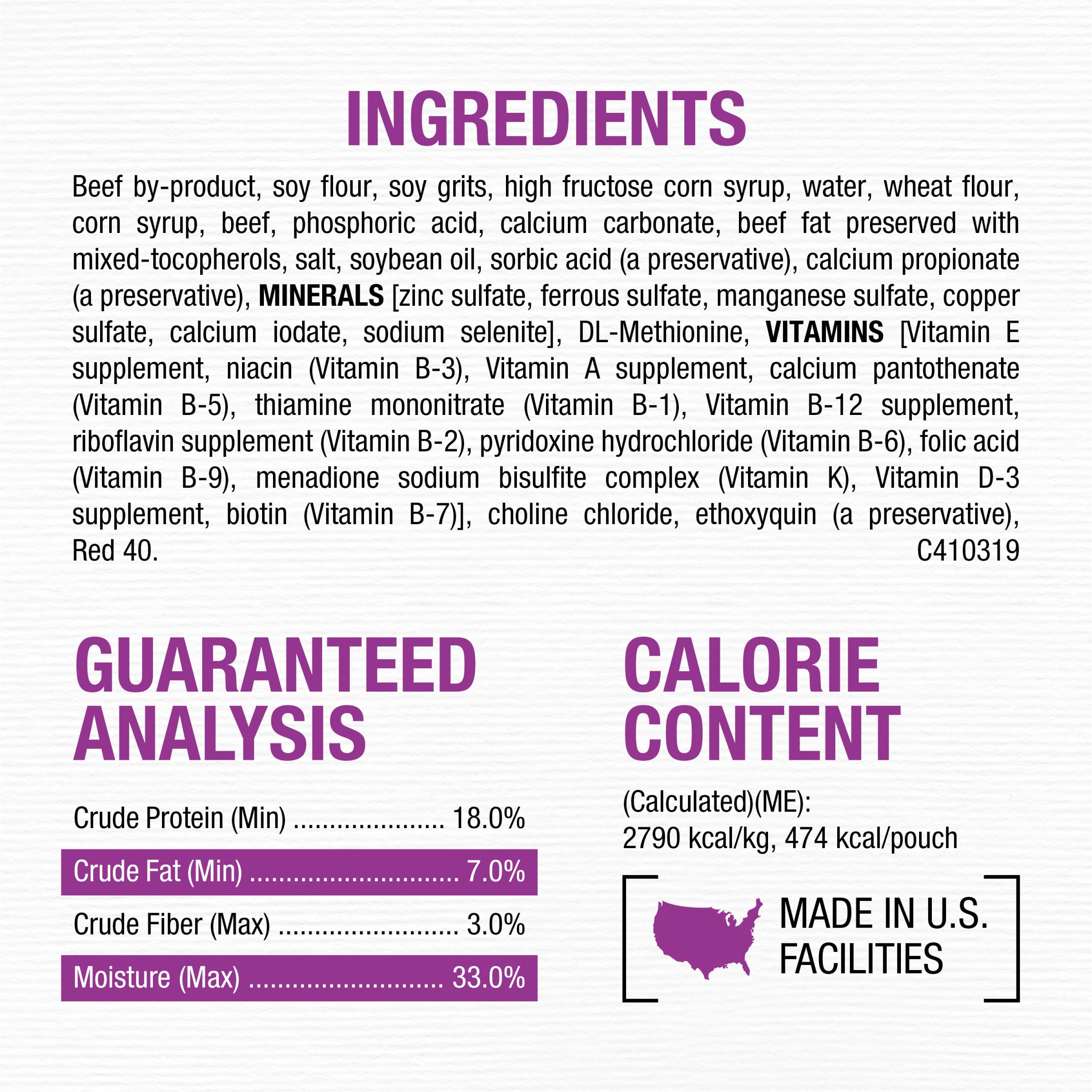 Purina Moist & Meaty stay-fresh pouch seal preserving flavor and tenderness